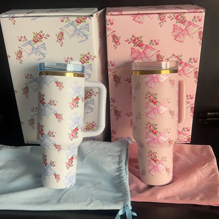 New 2025 40oz Lids 304 Stainless Steel Thermo Bottle Car Water Cup Insulated Cold Drink Vacuum Cup Travel Thermal Mug For Sport