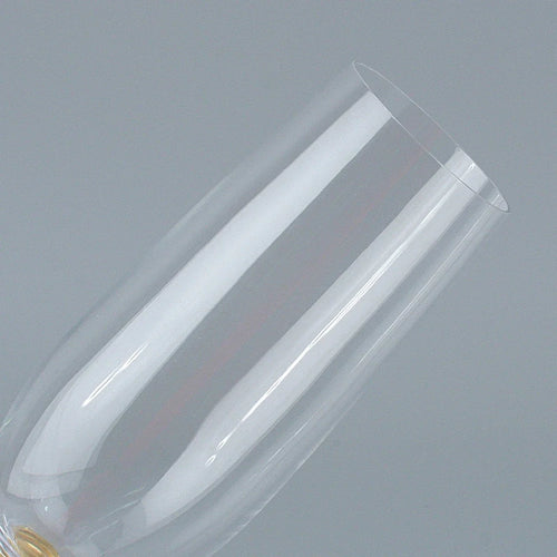 2PCS/Set Oh Trend Creative Crystal Champagne Glass, Ceremony Central Table Decoration, Wedding Gold Foil Stand Champagne Goblet