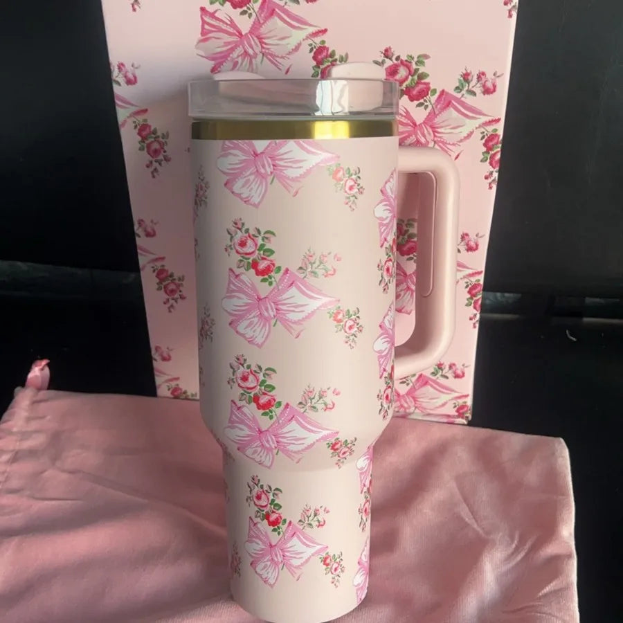 New 2025 40oz Lids 304 Stainless Steel Thermo Bottle Car Water Cup Insulated Cold Drink Vacuum Cup Travel Thermal Mug For Sport